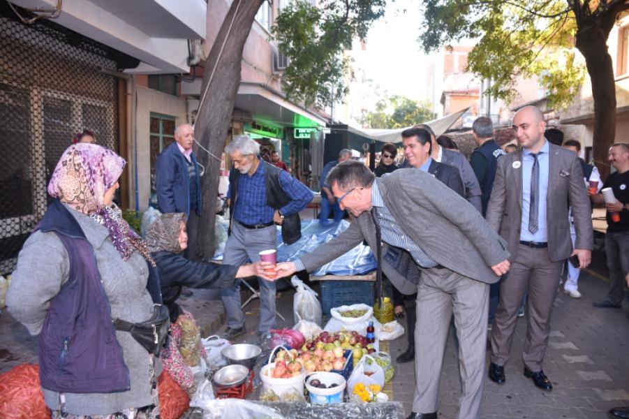 Visite du marché hebdomadaire