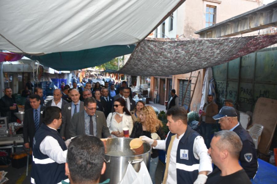Visite du marché hebdomadaire
