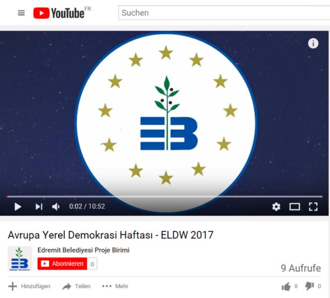 Vidéo des activités SEDL d’Edremit