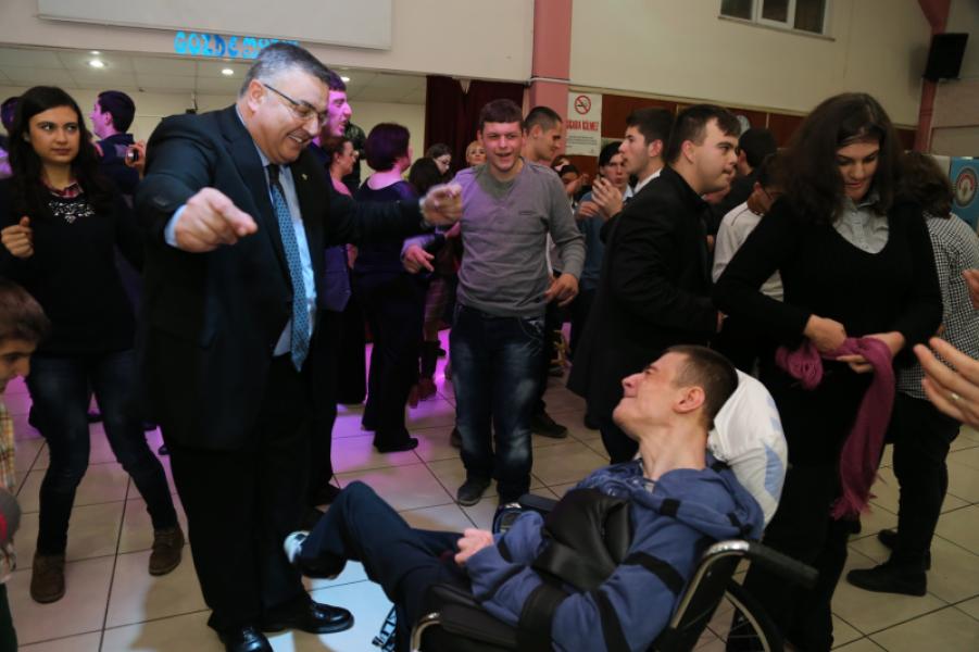 Nuit de danse avec des handicapés