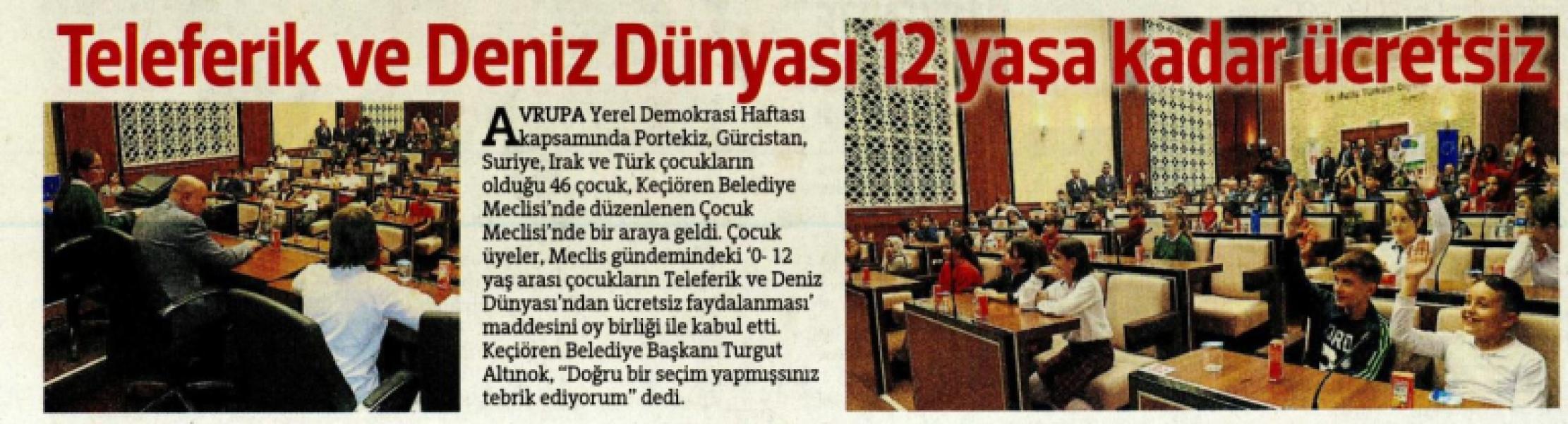 Keçiören célèbre la Semaine européenne de la démocratie
