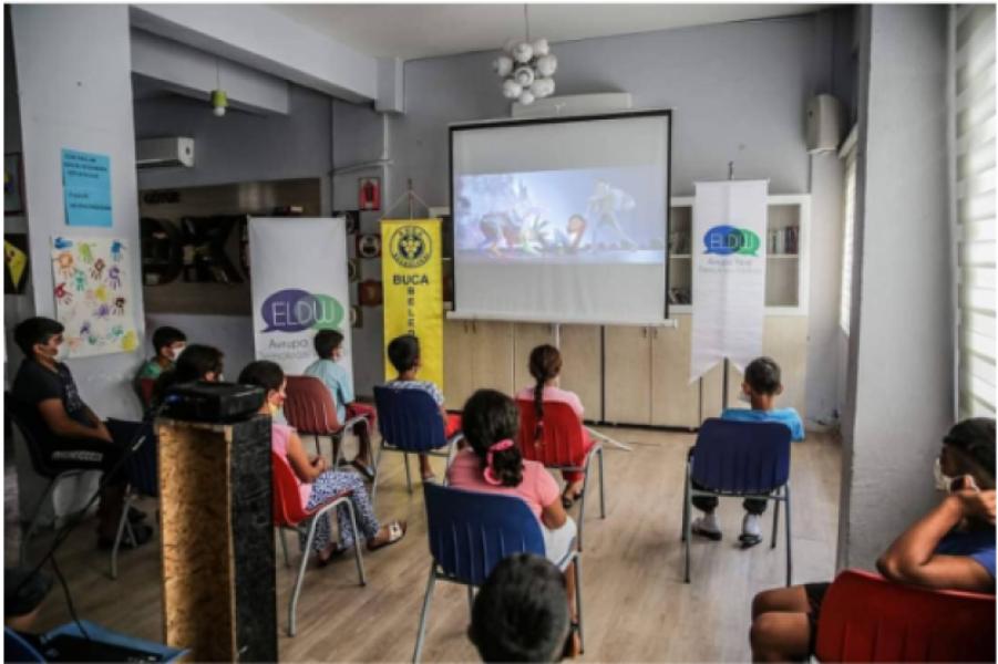 " Le temps d'un ciné " pour les enfants roms