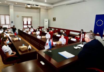 Visite des élèves à la municipalité de K?rklareli