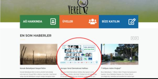 Informations publiées sur les sites web