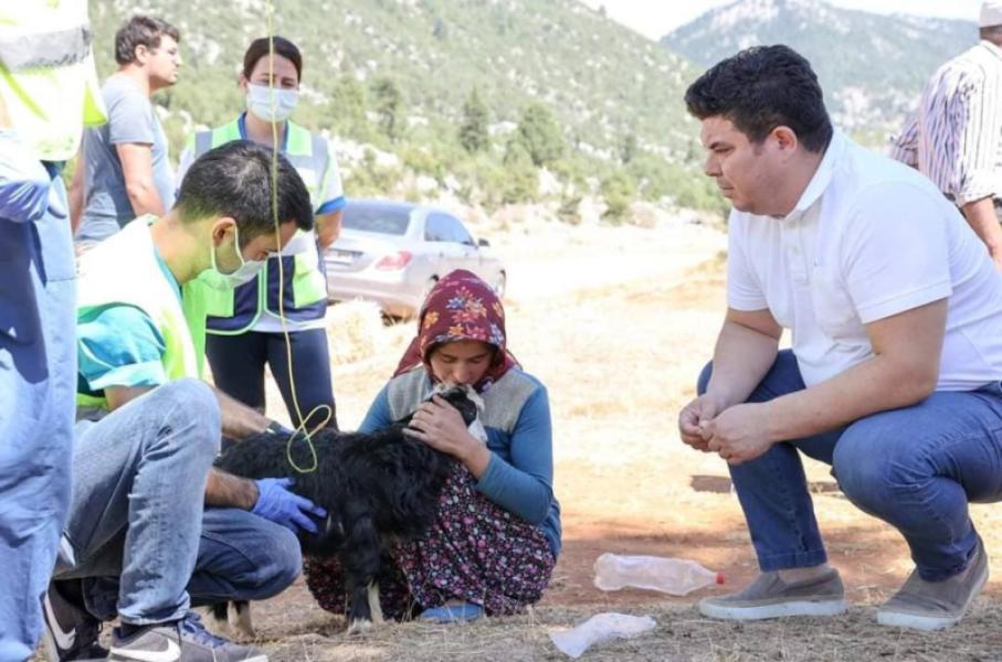 Buca Municipality Forest Fire Aid Activities