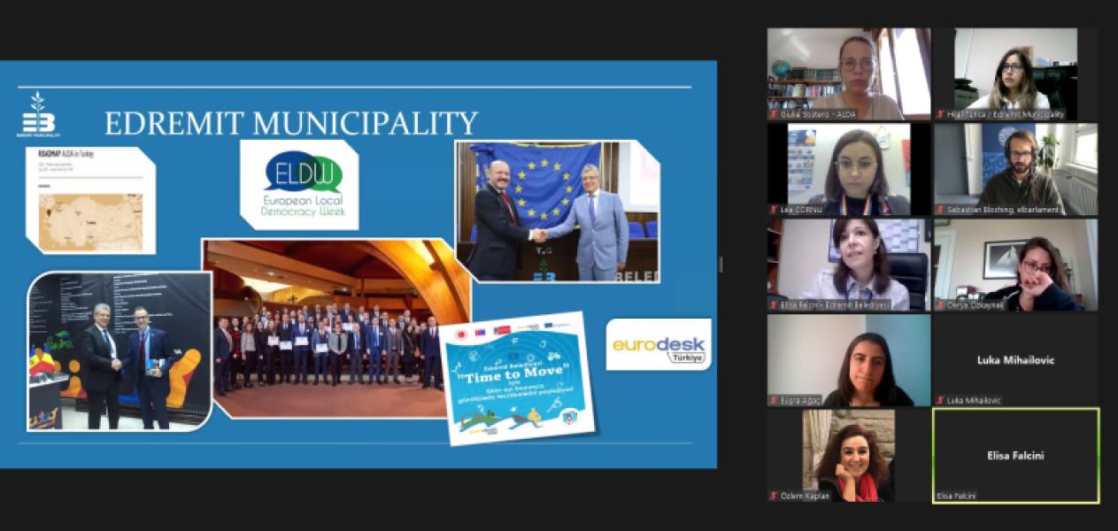 LDA Edremit in Turkey: International online meeting with Partner Municipalities from Montenegro and Albania.