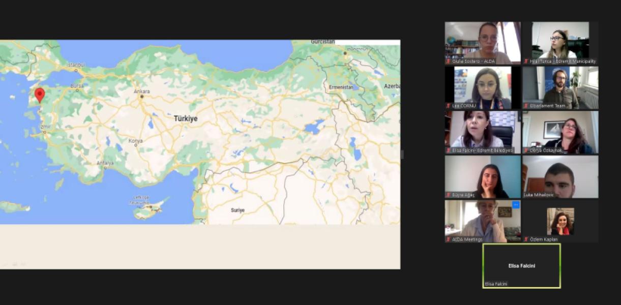 LDA Edremit in Turkey: International online meeting with Partner Municipalities from Montenegro and Albania.
