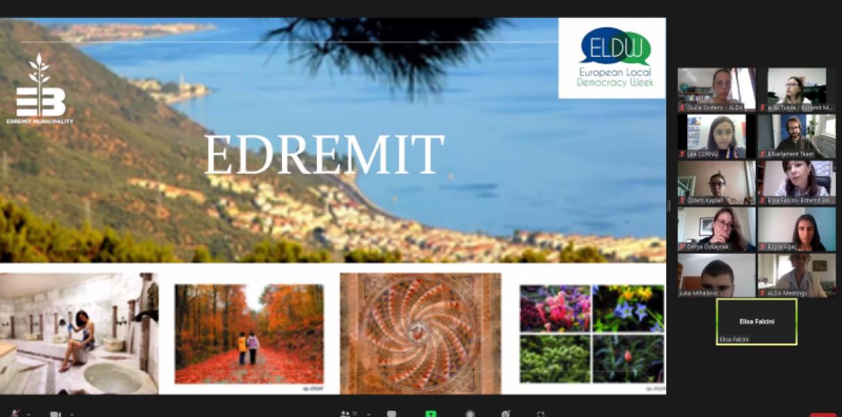LDA Edremit in Turkey: International online meeting with Partner Municipalities from Montenegro and Albania.