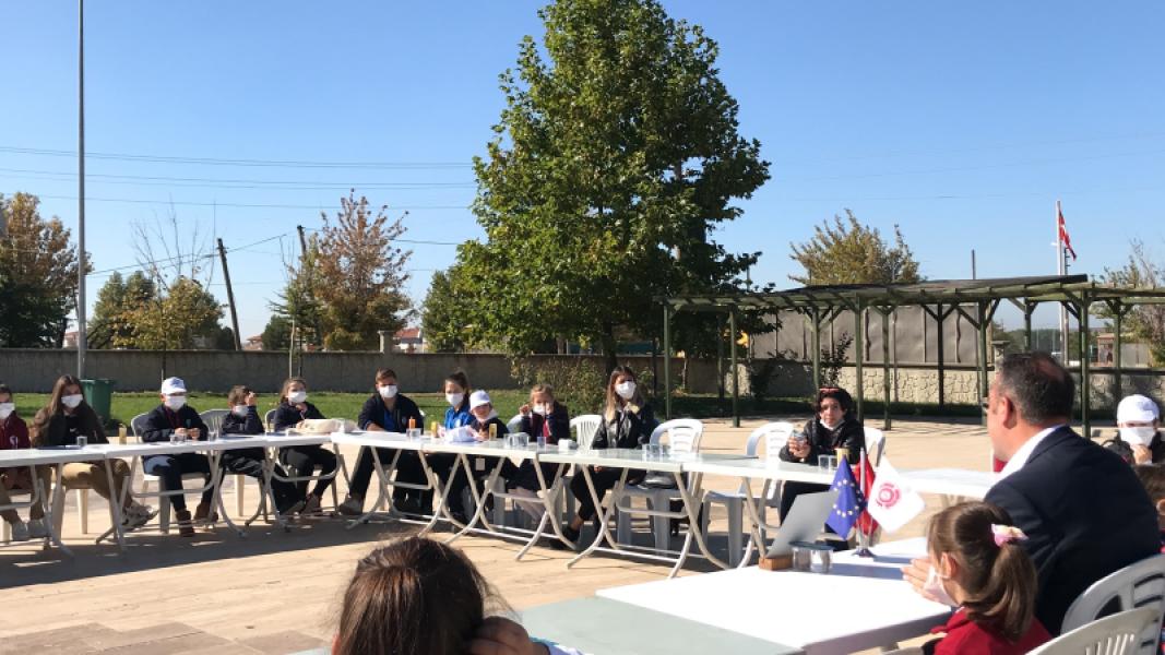 CLASS HEADS MEETING IN AHMETBEY and PLANTING TREE WITH YOUTH