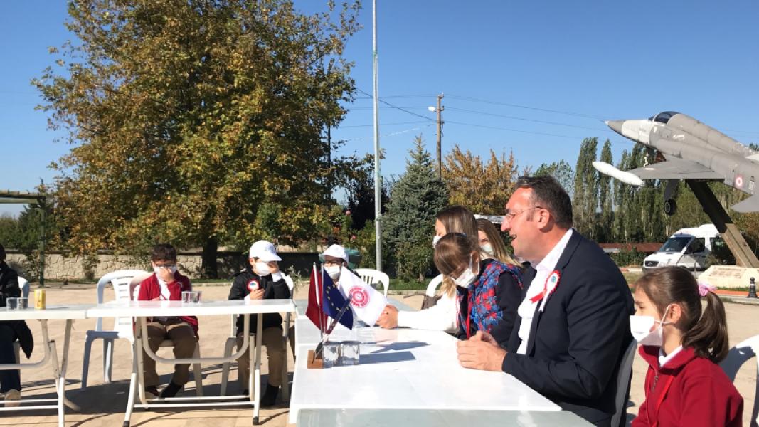 CLASS HEADS MEETING IN AHMETBEY and PLANTING TREE WITH YOUTH