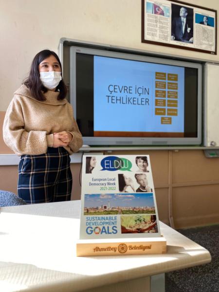 CLIMATE CHANGE AND WASTE RECYCLING TRAINING GIVEN TO STUDENTS
