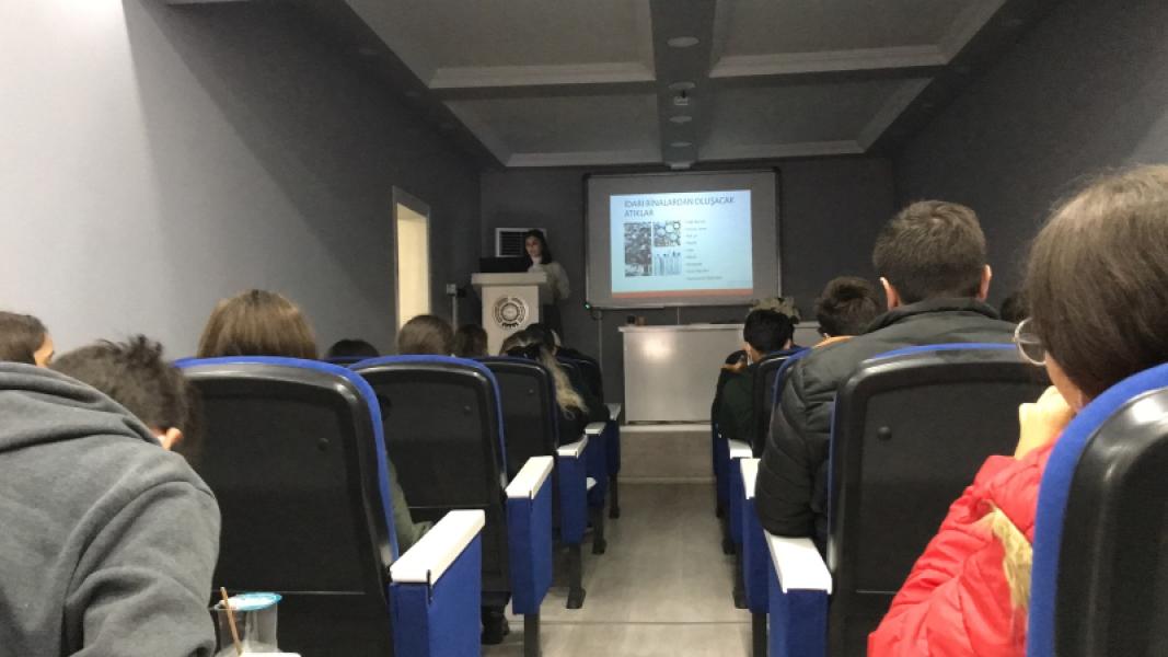 CLIMATE CHANGE AND WASTE RECYCLING TRAINING GIVEN TO STUDENTS