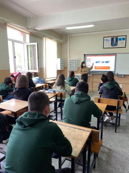 CLIMATE CHANGE AND WASTE RECYCLING TRAINING GIVEN TO STUDENTS