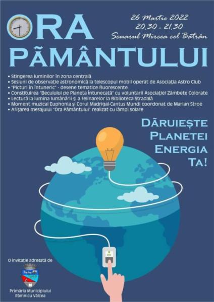 L'heure de la Terre à Ramnicu Valcea