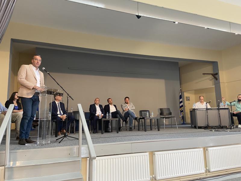 GRECE - FESTIVAL DE LA PAIX ET DE LA DEMOCRATIE DANS LES MUNICIPALITES IASMOS - PANEL DES GOUVERNEMENTS LOCAUX EN PRESENCE DU MAIRE D'AHMETBEY