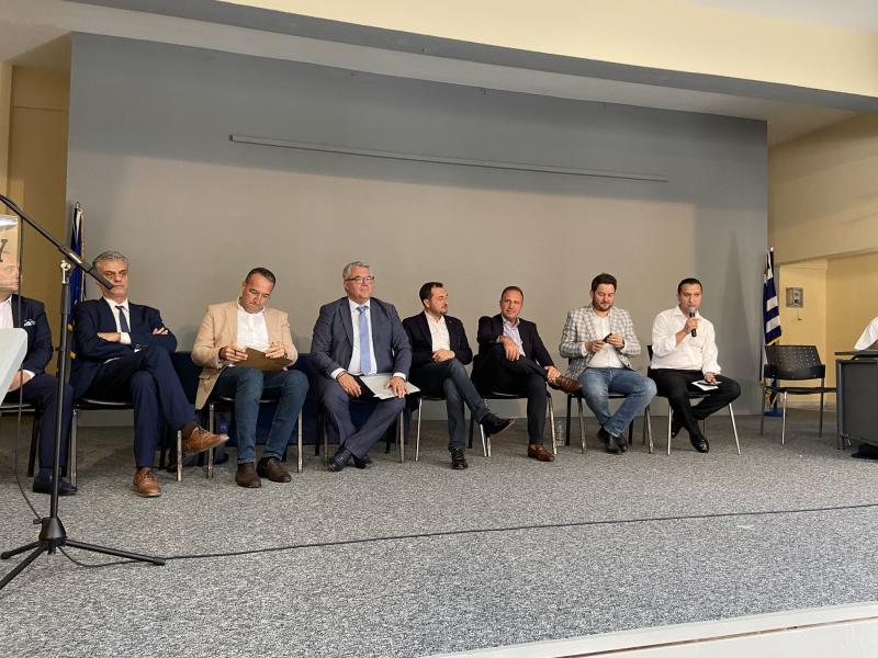 GRECE - FESTIVAL DE LA PAIX ET DE LA DEMOCRATIE DANS LES MUNICIPALITES IASMOS - PANEL DES GOUVERNEMENTS LOCAUX EN PRESENCE DU MAIRE D'AHMETBEY