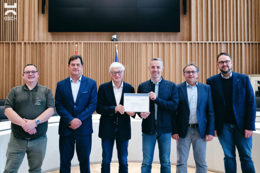 L’European Energy Award Gold a été remis à la Ville d’Esch