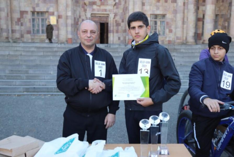 Balade à vélo/flashmob à Vanadzor