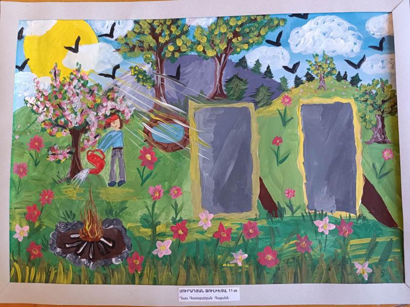 Municipalité de Sevan : Concours de dessin sur les questions environnementales