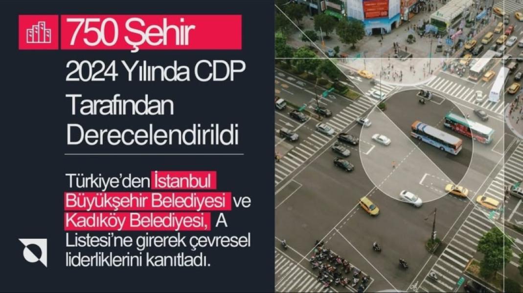 La municipalité de Kadıköy figure sur la liste A du CDP 2024 pour le leadership climatique