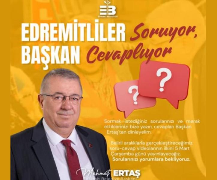 Les citoyens demandent, le maire Ertaş répond