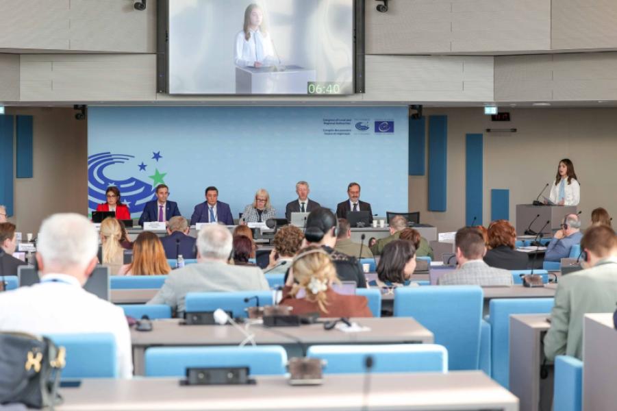 Participation à l'initiative "Rajeunir la politique" du Congrès des pouvoirs locaux et régionaux