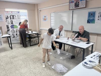Des élections de représentants scolaires ont eu lieu dans les écoles d'Ahmetbey dans le cadre des activités SEDL