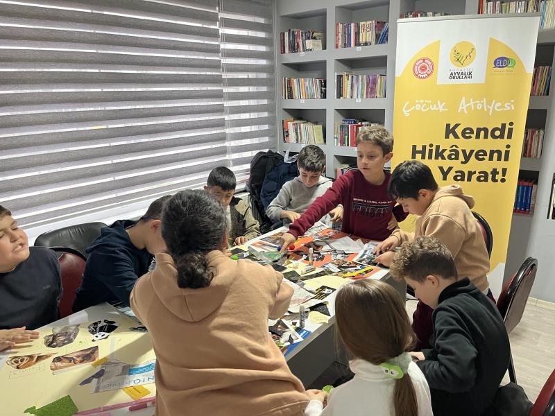 ACTIVITÉS POUR ENFANTS EN COOPÉRATION AVEC LE PROJET DES ÉCOLES BOĞAZİÇİ AYVALIK