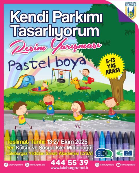 CONCEVEZ MON PROPRE PARC Concours de dessin pour enfants de 5 à 13 ans