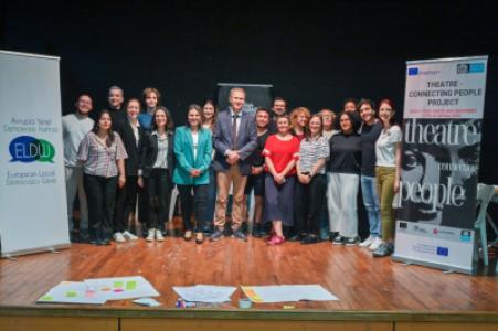 Réunion de formation du projet Théâtre – Connecting People