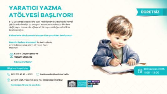 Atelier d'écriture créative pour enfants