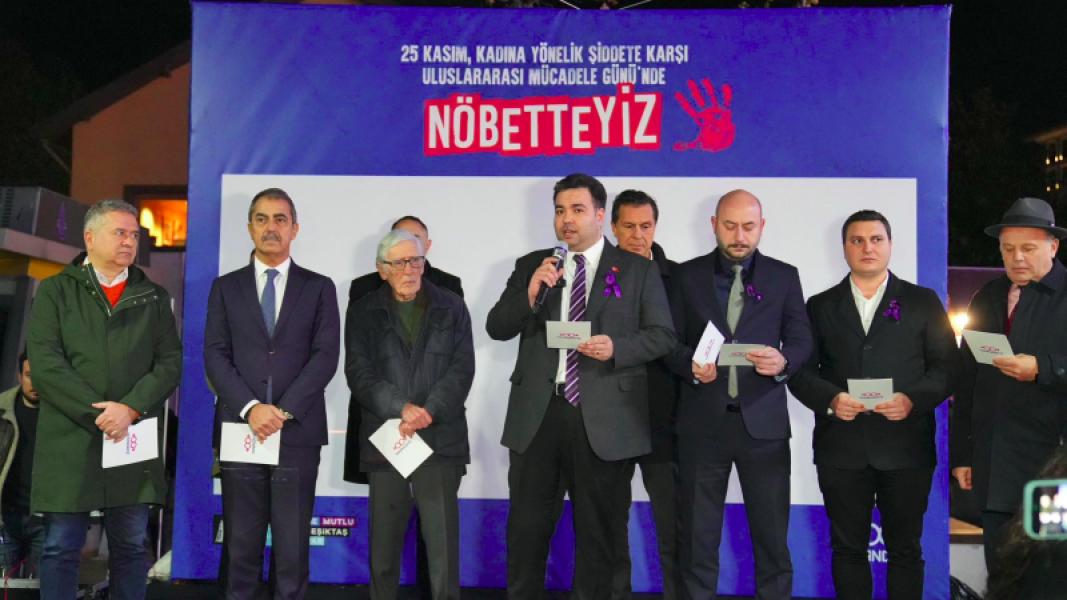 Action « Nous sommes en service » contre la violence faite aux femmes